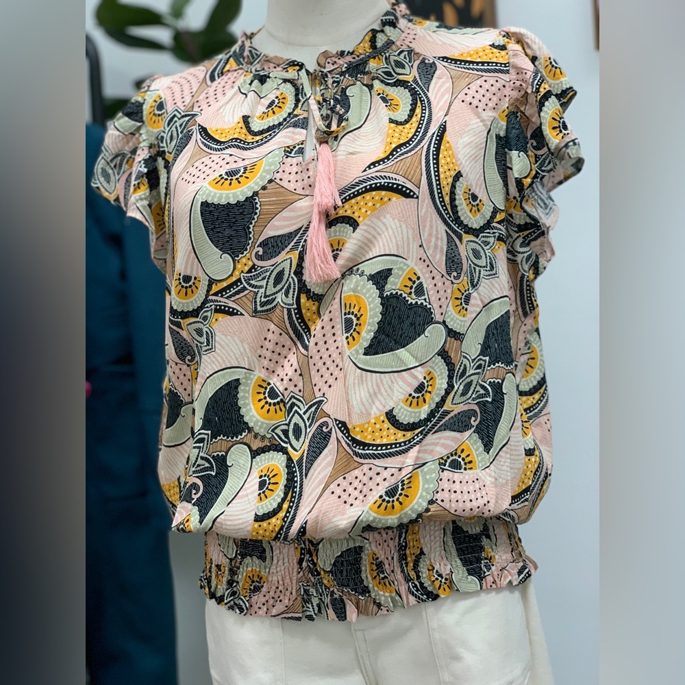 Split-Neck Blouse - Picture 12 of 16